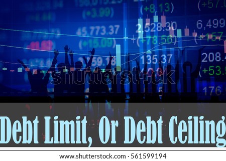 Debt Limit Debt Ceiling Hand Writing Stock Photo Edit Now