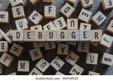 Debugger  word concept