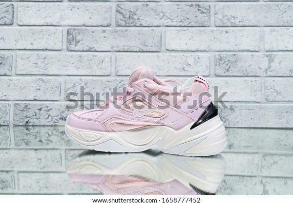 Debuted Nike M2k Tekno Pink Foam Stock Photo Edit Now