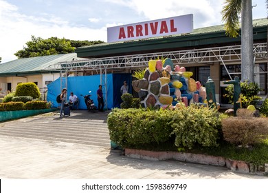 Dec 10, 2019 Passengers arriving at Dumaguete Airport, Dumaguete City, Philippines