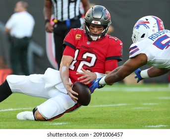 Dec 12, 2021; Tampa, FL USA;  Tom Brady during an NFL game at Raymond James Stadium. (Steve JacobsonIts Sports Magazine)