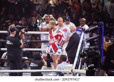 Dec. 18, 2021 - Tampa, FL, USA: International Superstar Jake “The Problem Child” Paul Will Face Former MMA World Champion Tyron “The Chosen One” Woodley II In A Rematch At Amalie Arena.