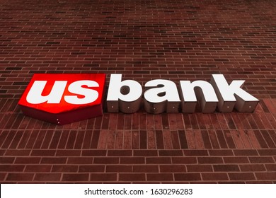 Dec 21, 2019 San Jose / CA / USA - US Bank  Branch Located In The Financial District; U.S. Bank Is A Subsidiary Of U.S. Bancorp