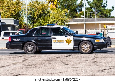 Dec 9, 2019 Santa Maria / CA / USA - Santa Barbara County Sheriff Police Vehicle