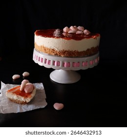 Decadente tarta queso con