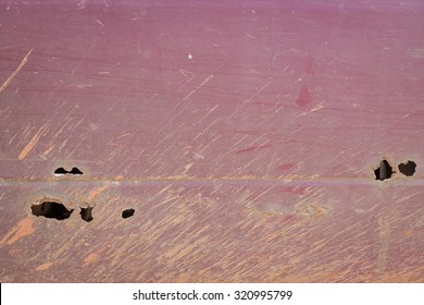 Decay And Rust On The Car And Mud Stains From The Vehicle Did Not Care.