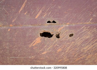 Decay And Rust On The Car And Mud Stains From The Vehicle Did Not Care.