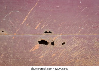 Decay And Rust On The Car And Mud Stains From The Vehicle Did Not Care.