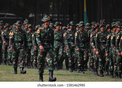 December 05, 2019, Sleman, Indonesia: The Indonesian Army Is The Land Branch Of The Indonesian National Armed Forces.