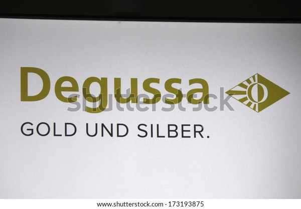 December 13 Berlin Logo Brand Degussa Stock Photo Edit Now
