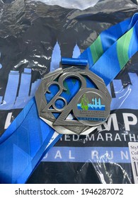 December 2020 - KL, Malaysia : Kuala Lumpur Standard Chartered Virtual Marathon Medal