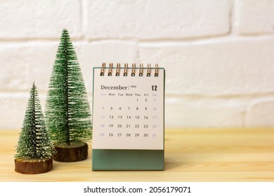 December 2021 Is On The Calendar.Desktop Flip Calendar .Hello December