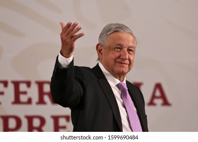 December 24th 2019. Andrés Manuel López Obrador, Mexican President Attend His Traditional Every Morning Press Conference.