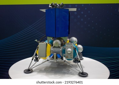 December 8, 2021, Sochi, Russia. Mock-up Of The Russian Luna 25 Spacecraft