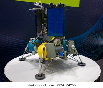 December 8, 2021, Sochi, Russia. Mock-up Of The Russian Luna 25 Spacecraft