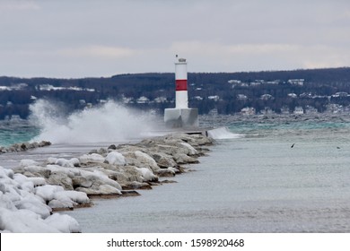 December on Little Traverse Bay Michigan - Shutterstock ID 1598920468