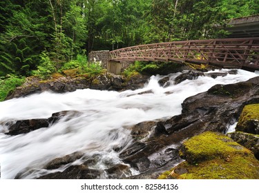 Deception Falls At Cascade Loop