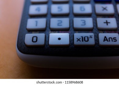 Decimal Point Key Of A Scientific Calculator