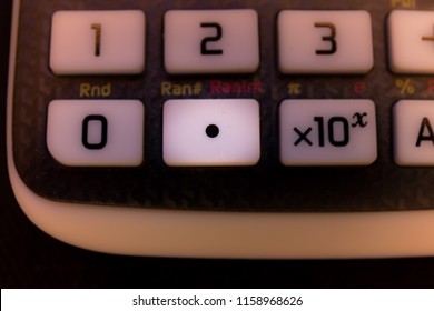 Decimal Point Key Of A Scientific Calculator