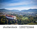 Decin Castle with city