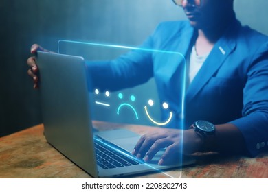 Decisions made by business people who use laptops to assess their satisfaction with their corporate investment goals. concept of enterprise network technology	
 - Shutterstock ID 2208202743
