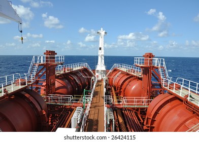 deck of chemical tanker