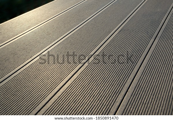 Deck planks of wpc\
composite material