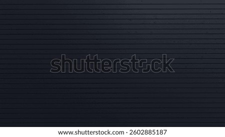 Deck wood horizontal pattern black for interior materials