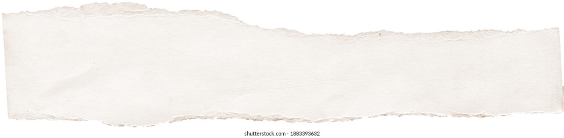 Deckle edges paper tears on the white isolated background. Creative colorful collage pieces of paper textures. - Shutterstock ID 1883393632