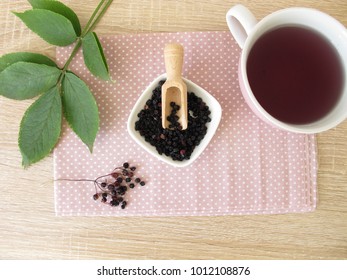 Decoction, Boiled Tea From Dried Elder Berries