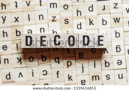 Decode word concept