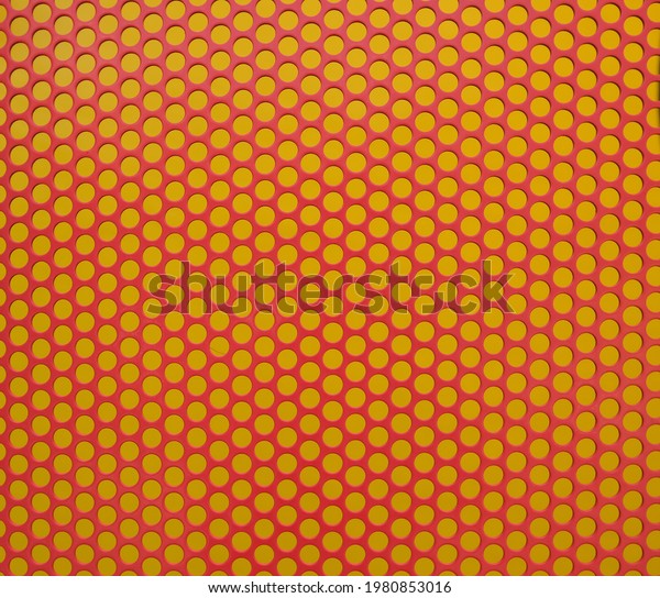 Decor plastic decorative screen partition with\
yellow background