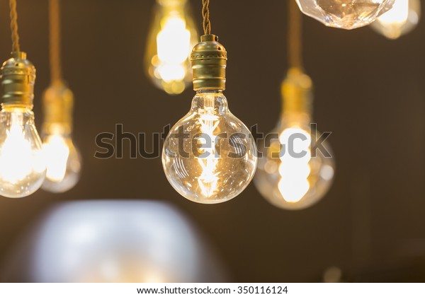 Decor Room By Led Light Bulb Stock Photo Edit Now 350116124