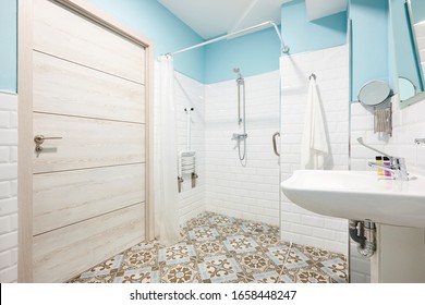 Wheelchair Accessible Bathroom Hd Stock Images Shutterstock