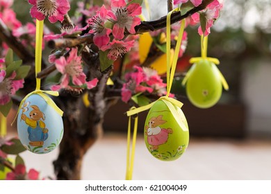 Decorated Easter Egg Tree