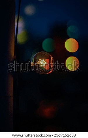 Similar – Image, Stock Photo Winter romance at night