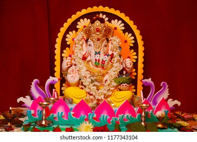 Ganpati Billeder Lagerfotos Og Vektorer Shutterstock