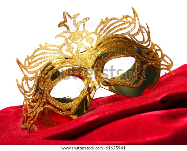 Decorated Mask Masquerade On White Background Stock Photo Edit