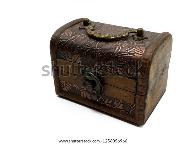 Decorated Wooden Small Treasure Chest Jewelry Stock Photo Edit