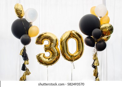 Decoration for 30 years birthday, anniversary - Shutterstock ID 582493570