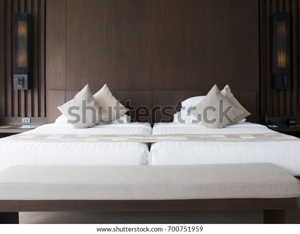 Decoration Bedroom Earth Tone Stock Photo Edit Now 700751959