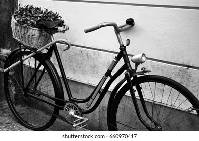 decoration bike on the  streets of Prague - Powered by Shutterstock