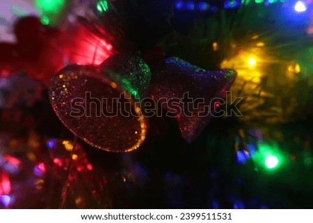 decoration christmas tree colorful winter day