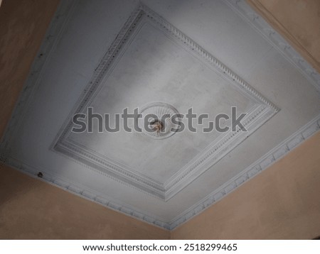Similar – Image, Stock Photo Ceiling lighting in old building