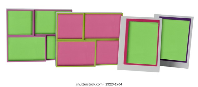 Decoration objects. Isolated