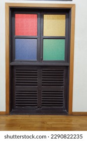 decoration window in selective focus 