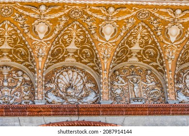 Decorations Entrance Gate Flagler College St Augustine Florida. College Founded 1968 Originally Ponce De Leon Hotel Founded 1888 By Industrialist Henry Flagler