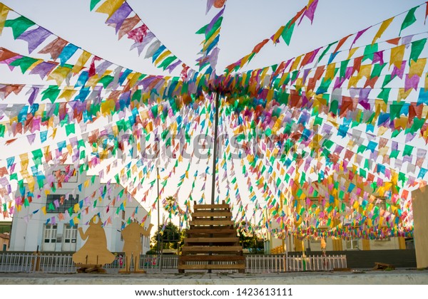 Decorations June Festivals Aka Festas De Stock Photo Edit Now