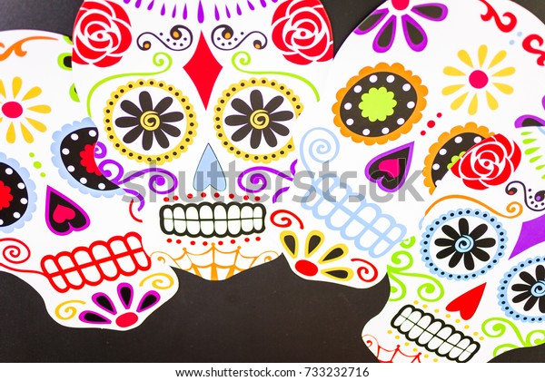 Decorations Traditional Mexican Holiday Day Dead Stock Photo Edit