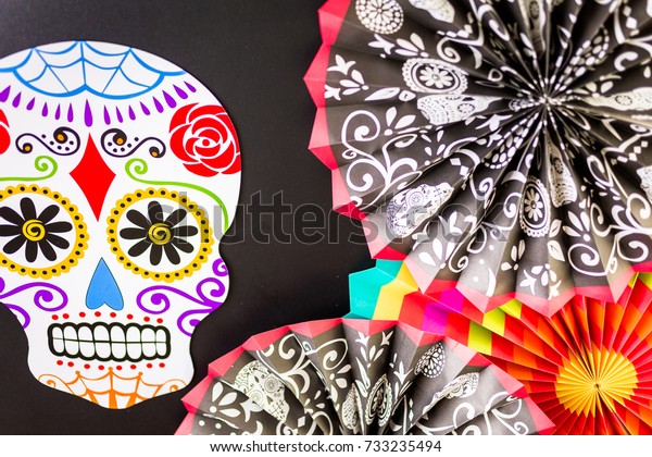 Decorations Traditional Mexican Holiday Day Dead Stock Photo Edit